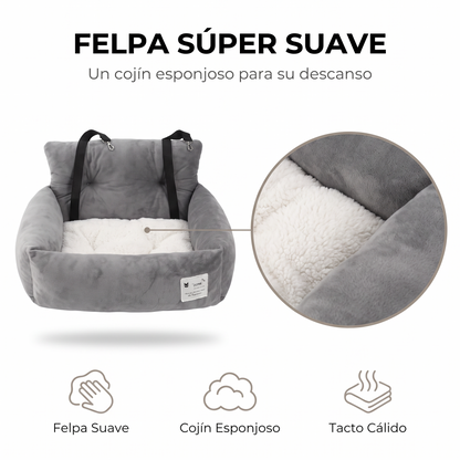 Cama de auto para mascotas